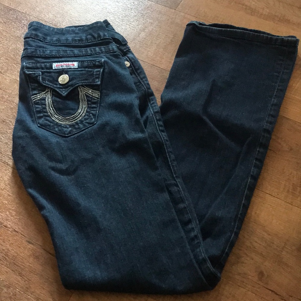 Size 27 Dark Wash True Religion Bootcut Jeans